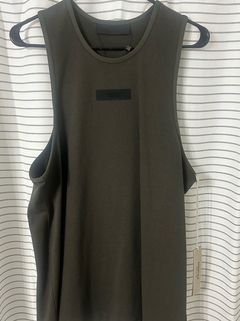 Fear of God Olive Green Tank Top